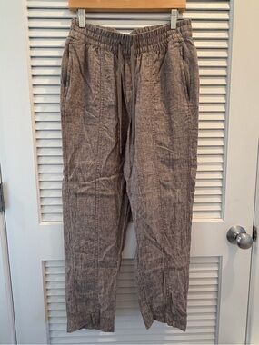 Athleta Linen Tapered Pants Petite Small